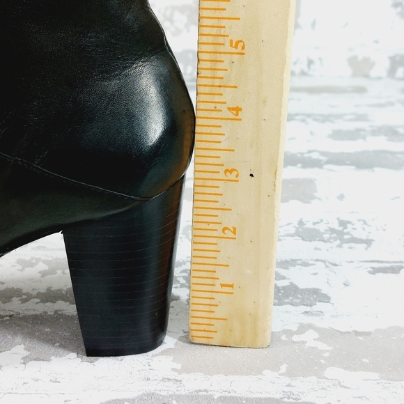 Elegant Black Lace-Up Ankle Boots - Picture 7 of 10